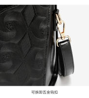 Bolso de mujer nuevo, ligero, de lujo, versátil, con relieve de color sólido. - details 16