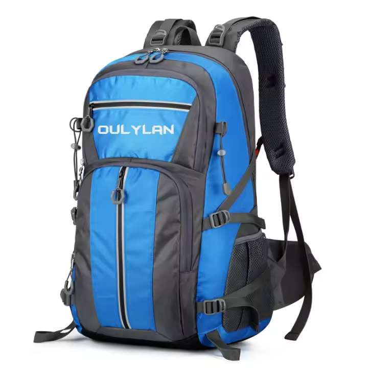 Bolsa impermeable para bicicleta de montaña, mochila de hidratación, ligera y transpirable, para senderismo y acampada, 50L - 1