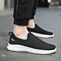 Zapatos Informales de Verano para Hombre 2025 Zapatos Deportivos Antideslizantes Transpirables de Malla Mocasines sin Cordones Talla 35-46 - details 7