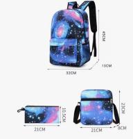 Mochila de juego de supervivencia Squid Season 2 de 3 piezas, bolso de hombro escolar para estudiantes, mochila - details 0