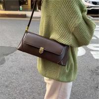 Bolso de hombro de cuero de PU para mujer, bolso pequeño, color sólido, de moda - details 6