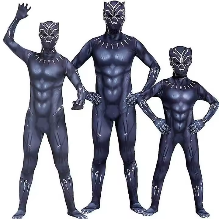 Disfraz de Spiderman para niños, traje de Iron Man, mono de pantera Venom - 1