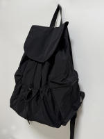 Mochila de moda Práctico diseño de cordón de gran capacidad Nicho casual y liviano hombres y mujeres pueden llevar mochila de tela lavada - details 7