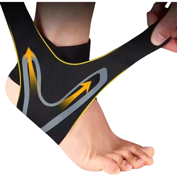 Tobillera de 1 pieza, soporte, manga de compresión, vendaje elástico para pie, envoltura protectora, calcetines deportivos, venta al por mayor - 1