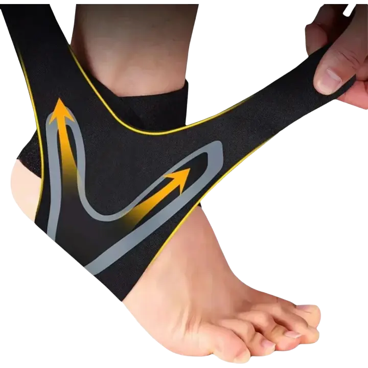 Tobillera de 1 pieza, soporte, manga de compresión, vendaje elástico para pie, envoltura protectora, calcetines deportivos, venta al por mayor - 1