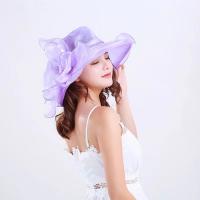 Elegante Sombrero de Organza con Borla de Dobladillo Sombrero Derby Transpirable para Ocasiones Formales Regalo de Año Nuevo 2025 - details 11