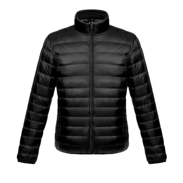 Chaqueta de plumón ultraligera para hombre, cortavientos de plumas, abrigo ligero, portátil y cálido - 1