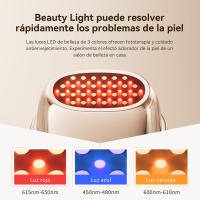 ANLAN Radiofrecuencia facial, Dispositivo de belleza RF multipolar, Lifting facial EMS, Reafirmación de la piel, Antiarrugas y antiedad, Masajeador de luz de 3 colores para el cuidado de la piel, Oro de 24 quilates - details 6