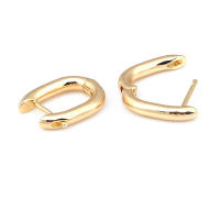 Aretes de Cuerda de Metal Dorado de 18K Diseño Redondo Rectangular de Alta Calidad - details 22