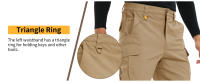 MAGCOMSEN-pantalones cargo para hombre, pantalones impermeables de campo, informales, ligeros, para trabajo, senderismo y pesca, primavera y verano - details 2