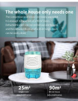 Deshumidificador Eléctrico de 1,2 L para el Hogar, Silencioso, con luz LED de 3 Colores - details 5