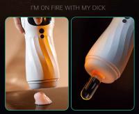 Leten aplicación remota succión automática masturbador masculino taza Real Vagina vibración mamada masturbación calentado sexo hines juguetes para hombre - details 7