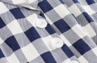 Vestido Elegante Midi de Algodón con Cremallera Retro Estilo Pinup Vintage para Mujeres - details 4