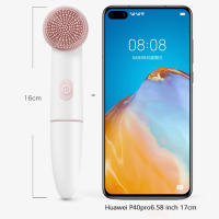 Limpiador Facial Eléctrico Masajeador Vibratorio de Silicona Resistente al Agua - details 8