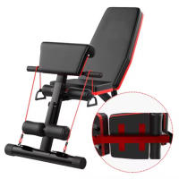 BANCO ABDOMINAL, AJUSTABLE, MULTIFUNCIONAL PARA MUSCULACIÓN, GIMNASIO EN CASA - details 4