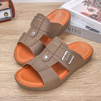 Sandalias de Cuero para Hombres GUYISA Suelas Gruesas, Antideslizantes, Acogedoras para Interiores y Exteriores - details 1