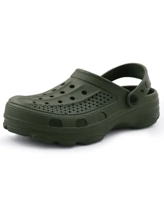 clásico agujero zapatillas de playa Con arco apoyo Unisex confort sandalias antideslizantes zapatos de jardín zuecos de verano de los hombres sandalias - 1
