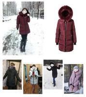 Chaqueta Parka de Invierno 2024 Cálida, Gruesa, Ajuste Delgado, Manga de Abrigo con Forro de Piel para Mujeres Moda de Talla Grande, Abrigo de Plumífero - details 1