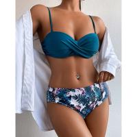Traje de baño conjunto de Bikini de leopardo estampado ral trajes de baño de playa Push up ropa de playa de verano dos piezas traje de baño de cintura baja 2023 mujeres - details 21