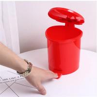 Mini contenedor de basura de sellado con tapa, cubo de basura decorativo Pop-Up de fresa, 1 pieza - details 2