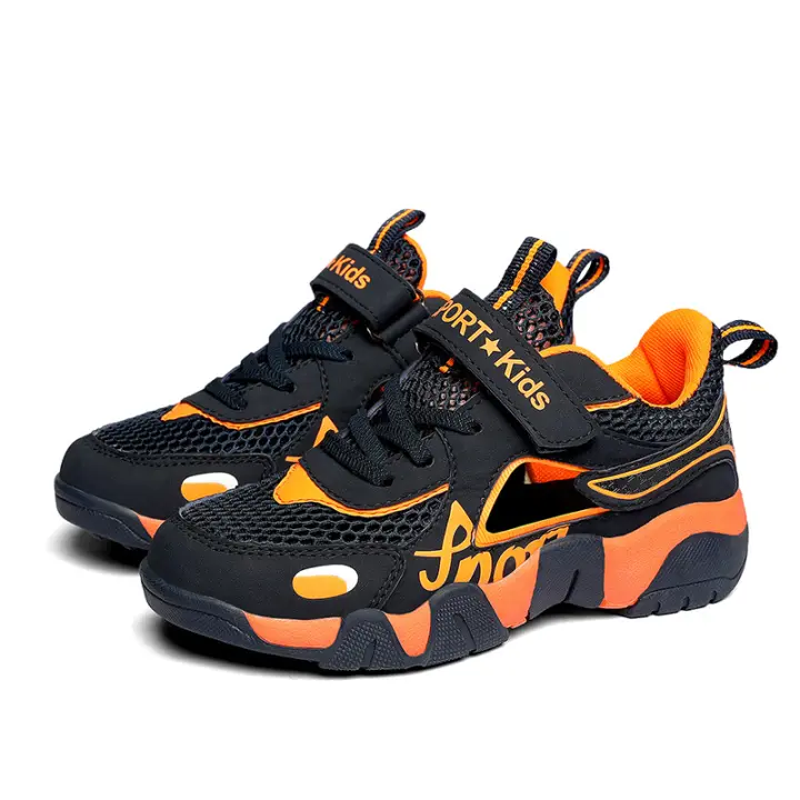 Zapatillas de deporte transpirables de malla grande para niños, zapatos deportivos para niños, Verano - 1