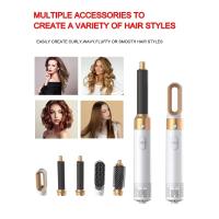 Estilizador de cabello profesional 5 en 1 Rizador de bajo ruido, alisado, secado de cabello, cepillos de aire caliente de 1000W - details 7
