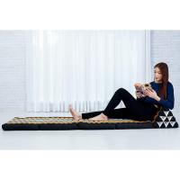 Cómodo Colchón De Suelo con Cojín De Lectura, Futón Japonés, Cama Plegable O Esterilla De Masaje Tailandés, 170 x 53 cm, Azul Claro - details 200