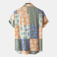 Camisa floral de manga corta para hombre, camisa informal de verano, gran oferta, 2024 - details 2