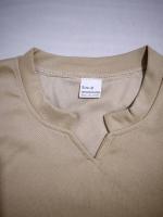 2025 nueva tendencia de verano para hombres, camiseta elástica de manga corta ajustada con cuello redondo en V de color sólido, - details 13