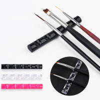 Soporte para Brocha de Uñas 1Pc con 5 Rejillas Estante de Acrílico para Pincel de Manicura Herramientas de Almacenamiento de Salón - details 0