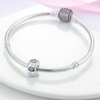 Encanto de Cuentas de Plata de Ley S925 100% Originales para Mujer Joyería DIY Material Principal de Zirconio Pulsera Ajuste de 3mm - details 19