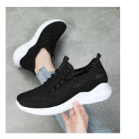 Zapatillas deportivas informales huecas y transpirables con suela suave para mujer, de malla ligera - details 22