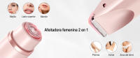 Lady Shave eléctrico de doble cabezal para mujeres y niñas con batería recargable por USB - details 1