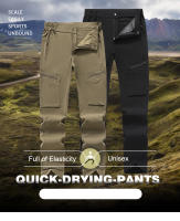 Pantalones de camping impermeables CHRLCK Secado rápido para el verano Anti-arañazos - details 0