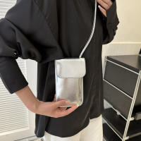 Bolso bandolera de cuero PU sólido para mujer, bolso para teléfono móvil - details 7