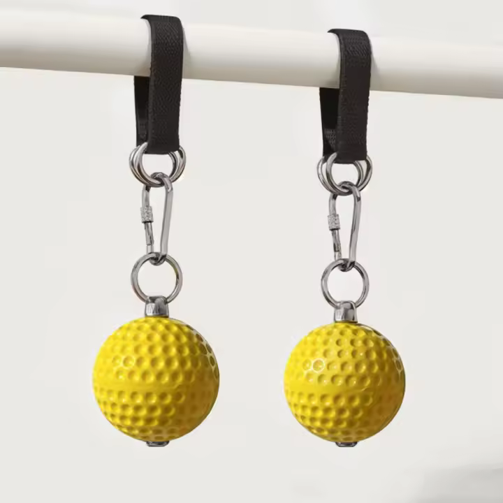 Entrenador de fuerza de agarre en forma de bola, asistencia para dominadas, entrenador de antebrazo de madera, canotaje, fortalecedor de dedos estable, Bouldering - 1