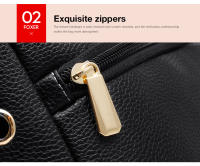 FOXER Mochila de cuero para mujer, bolso de viaje clásico para mujer - details 5