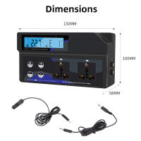 Controlador Digital de temperatura para acuario, termorregulador de humedad, 0-80 ℃, conexión WIFI, 0-90% RH - details 7