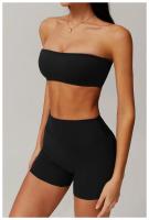 Ropa interior con corpiño antiflacidez para mujer, Tops deportivos de una pieza sin tirantes, ropa interior deportiva nublada, ropa ajustada para gimnasio y Yoga - details 26