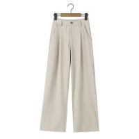 Conjunto de Dos Piezas para Mujer OUWU Chaleco Corto con Lazo y Pantalones Rectos de Cintura Alta con Cremallera Moda Urbana Chic - details 13