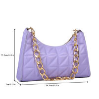Bolso de hombro Hobo para mujer, bolso de cadena, a cuadros, de moda, avanzado, nueva tendencia - details 42