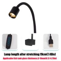 Mini lámpara ajustable con Clip, luz LED impermeable para acuario de 3W, ahorro de energía, USB, luz para plantas de acuario, accesorios para acuario - details 0
