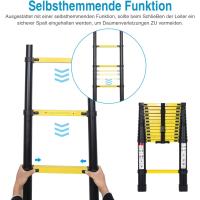 Escalera Telescópica de Aluminio Extensible, Antideslizante, Multiusos Carga de 150kg - details 33