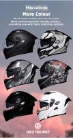 Casco moto mujer modular aire libre seguro carretera trail hombre - details 7