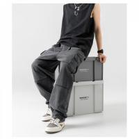 Monos de mezclilla para hombre Y2k Vaqueros holgados de pierna ancha Punk gótica - details 4