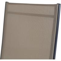 Silla plegable de aluminio Korfu, 67 x 59 x 113 cm, Carbón - details 71