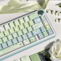 Gardenia Green Grape Keycap Set 143 Keys Cherry/FOA Profile PBT Dye Sublimation Customized Key Caps for nical Keyboards - details 2