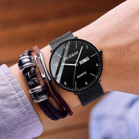 Reloj de movimiento completamente automático para hombre con calendario, resistente al agua, luminoso, no mecánico, esfera grande, nuevo modelo - details 7