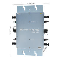 Solar Micro Inverter Sistema de Control Digital MPPT Inverter Módulo Impermeable 1200W WVC-1200 - details 8