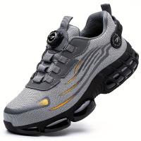 Zapatos de trabajo de seguridad transpirables para hombre: zapatillas industriales y casuales duraderas - details 1